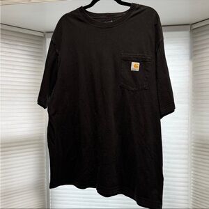 Carhartt Men's Classic Black Tee with Pocket